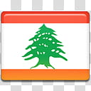 All in One Country Flag Icon, Lebanon-Flag- transparent background PNG clipart