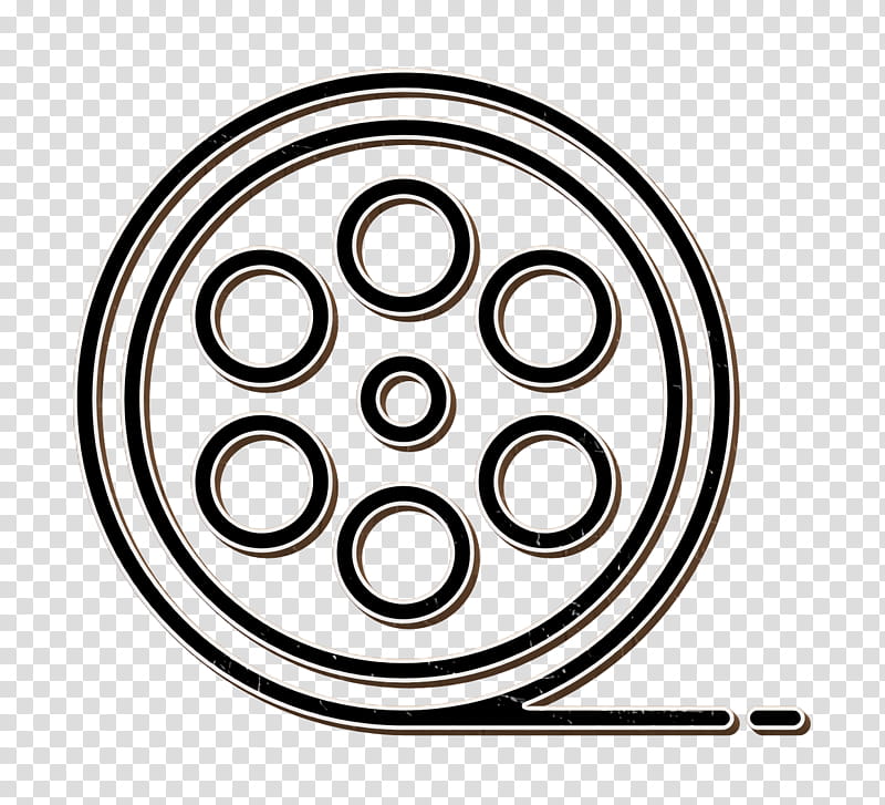 Film roll icon Film icon Movie Film icon, Movie Film Icon, Auto Part, Transmission Part, Steering Part, Circle transparent background PNG clipart