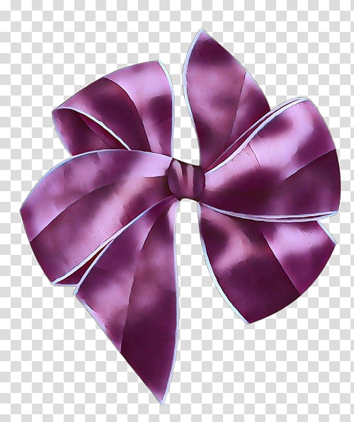 Ribbon Bow Ribbon, Cartoon, Purple, Violet, Pink, Lilac, Satin, Bow Tie transparent background PNG clipart