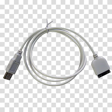 Cables, white USB to VGA cable transparent background PNG clipart
