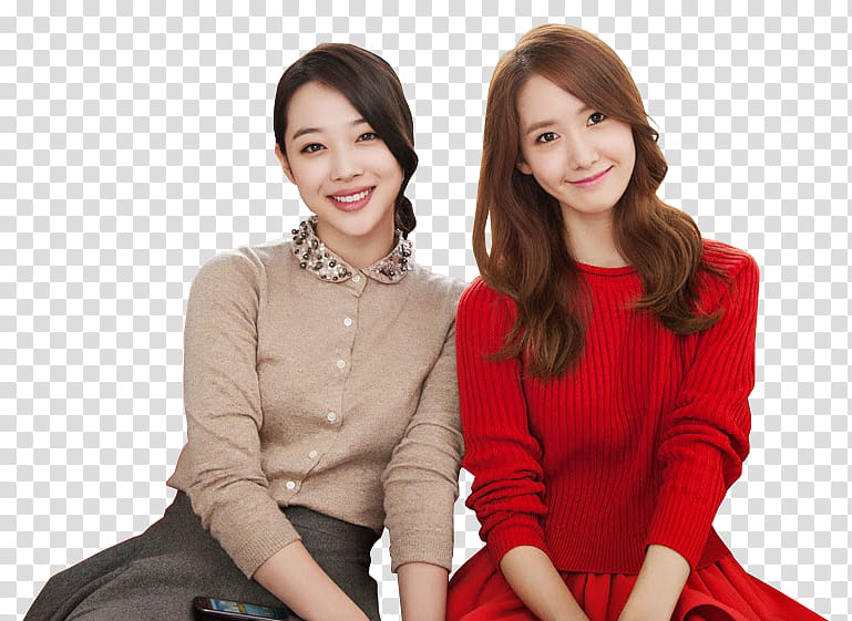 YoonA and Sulli transparent background PNG clipart