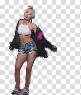 Miley Cyrus and Pharrel Williams , Miley- transparent background PNG clipart