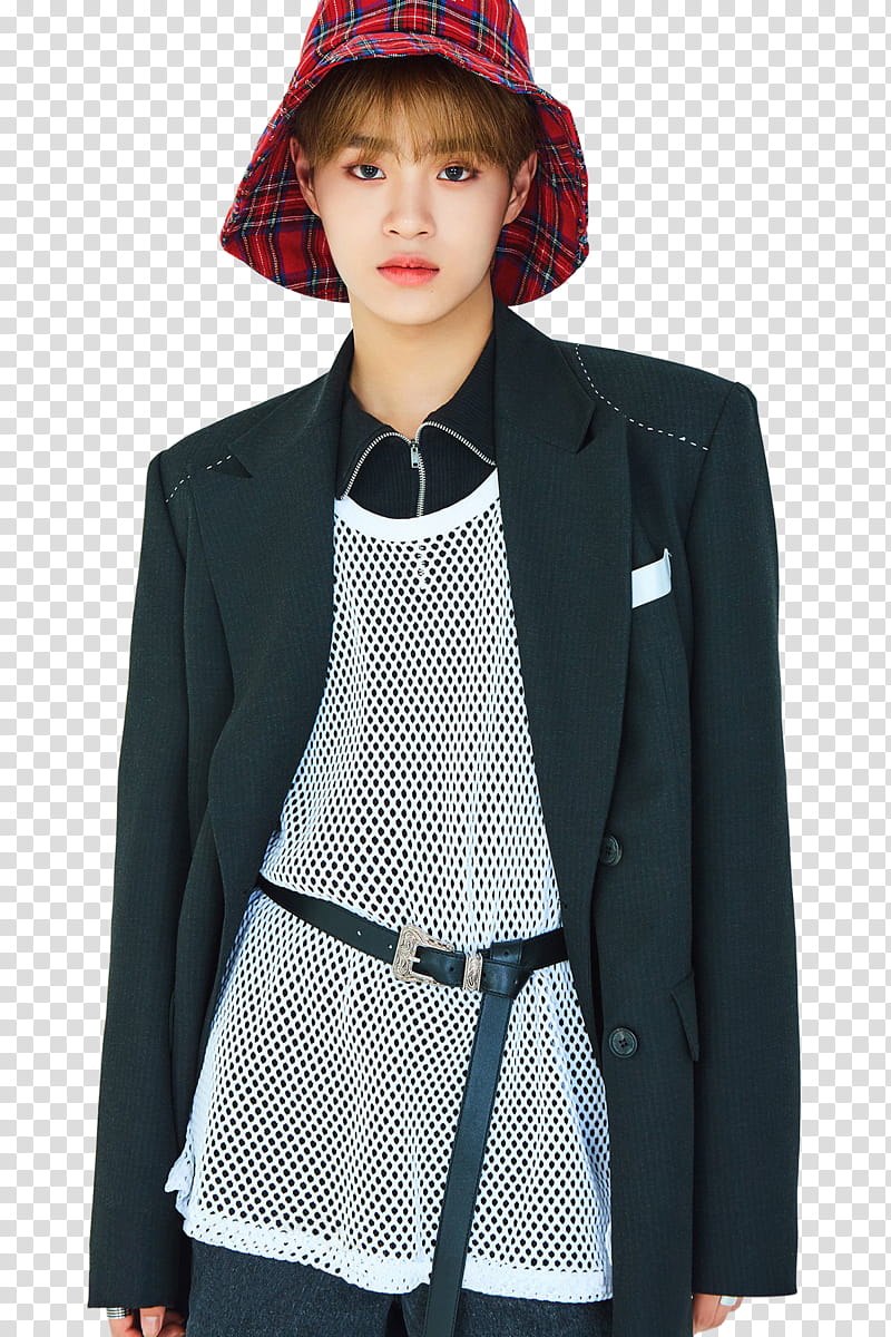 Wanna One SKY VER P, woman wearing suit jacket transparent background PNG clipart