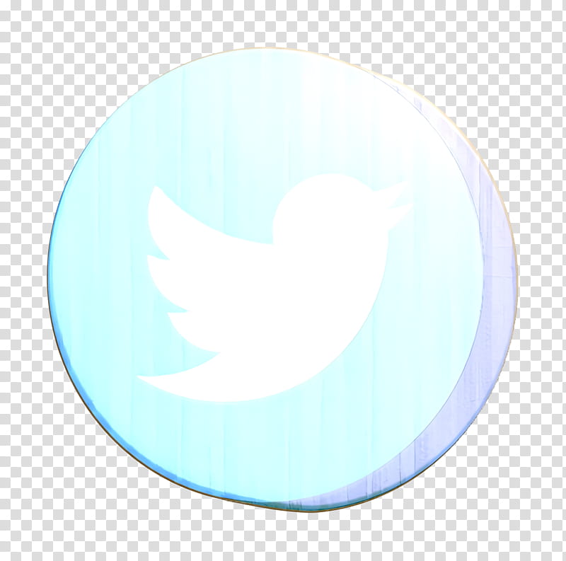 bird icon media icon online icon, Social Icon, Social Media Icon, Tweet Icon, Twitter Icon, Aqua, White, Circle, Blue, Daytime transparent background PNG clipart