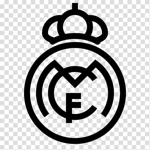 Real Madrid Logo, Real Madrid CF, Football, Uefa Champions League, Hala Madrid, cdr, Symbol, Line transparent background PNG clipart