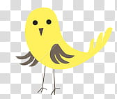 Birds, yellow and grey bird transparent background PNG clipart