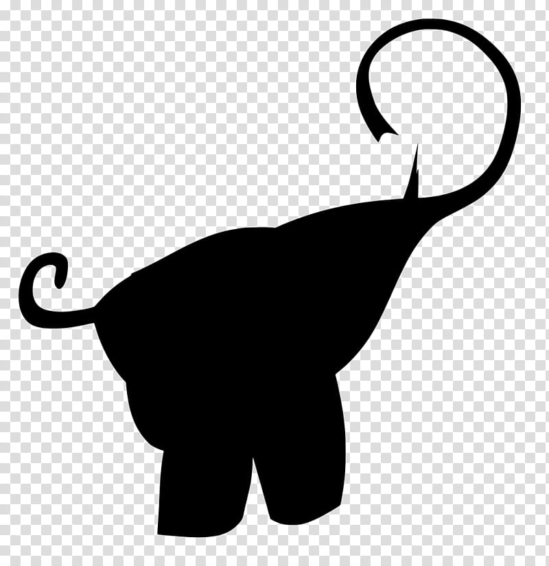 Elephant, White, Tail, Elephants And Mammoths, Blackandwhite, Line Art, Silhouette, Coloring Book transparent background PNG clipart