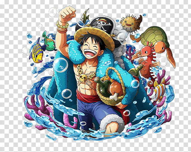 Monkey D Luffy, One Piece characters transparent background PNG clipart