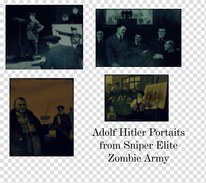 Adolf Hitler Portraits From SINPER ELITE Z ARMY transparent background PNG clipart