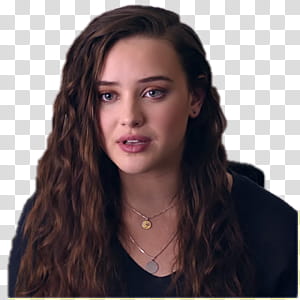 Katherine Langford, woman's face transparent background PNG clipart