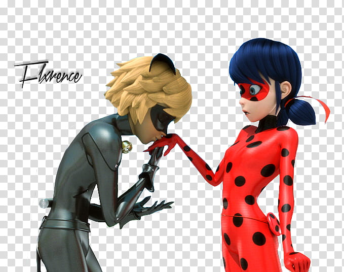 Miraculous Ladybug And Chat Noir, man kissing woman transparent background PNG clipart