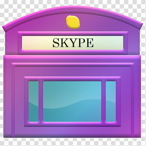 Skype Telephone Booth Icons, Skype Telephone Booth Icon Purple transparent background PNG clipart