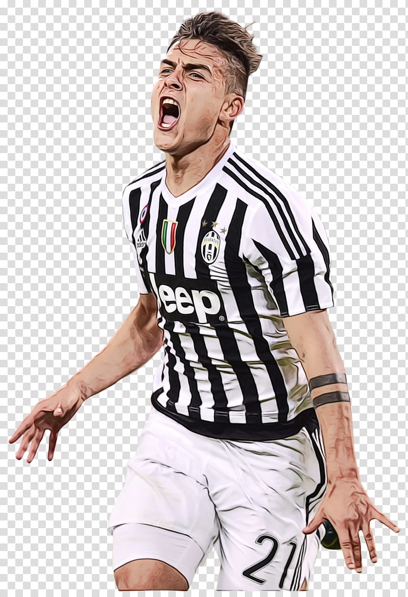 Messi, Watercolor, Paint, Wet Ink, Paulo Dybala, Juventus Fc, Football, Manchester United Fc transparent background PNG clipart