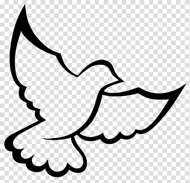 holy spirit clip art black and white