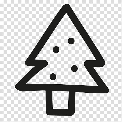 Christmas Tree Line Drawing, Black Pine Tree, Symbol, Hand, Forest Tree, Sign, Line Art, Signage transparent background PNG clipart