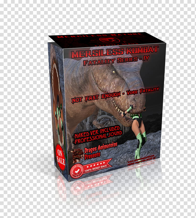 MK, T.Rex Fatality Series,  Not Fast Enough UP! transparent background PNG clipart