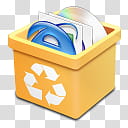 DSQUARED BINS, dsquared_trash_yellow_full icon transparent background PNG clipart