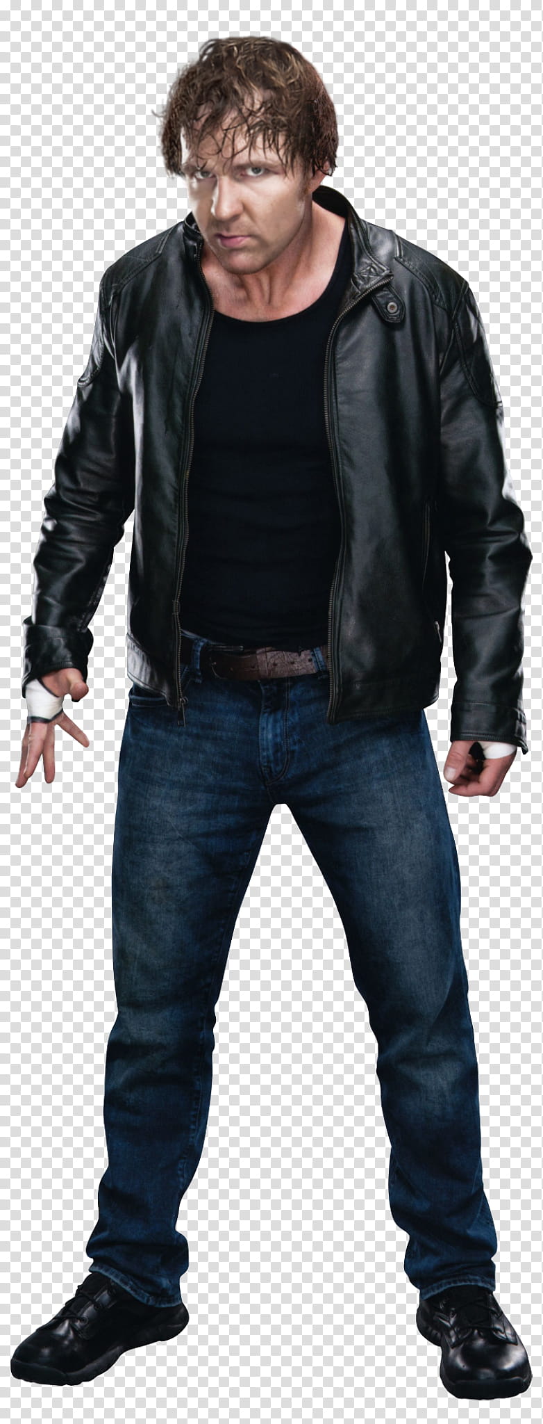 Dean Ambrose Leather Jacket transparent background PNG clipart
