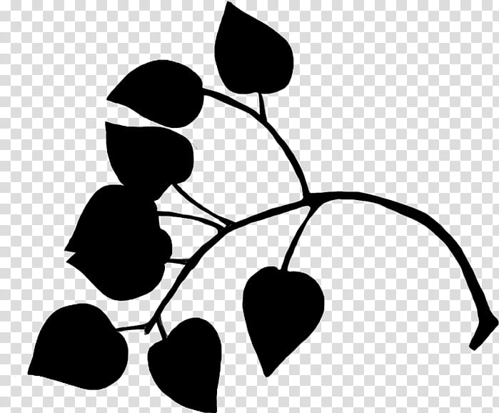 Black And White Flower, Plant Stem, Leaf, Silhouette, Line, Design M Group, Plants, Black M transparent background PNG clipart