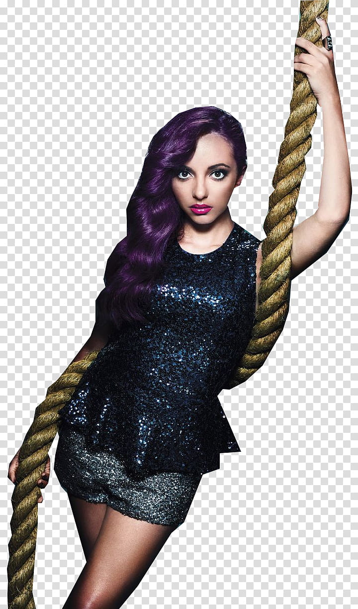 Little Mix, woman standing while holding on rope transparent background PNG clipart