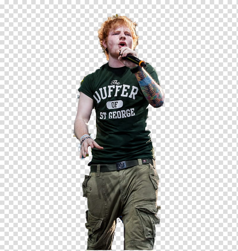 Ed Sheeran transparent background PNG clipart