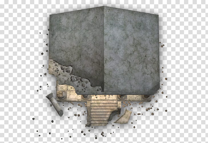 RPG Map Elements , gray cube wrecked transparent background PNG clipart