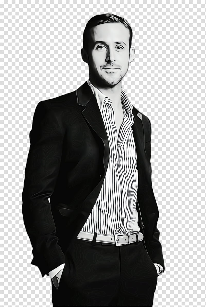 Hair, Watercolor, Paint, Wet Ink, Ryan Gosling, Film, Actor, Celebrity transparent background PNG clipart
