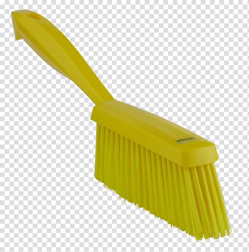 Brush, Bristle, Handbesen, Broom, Cleaning, Yellow, Vikan Bench Brush, Dustpan transparent background PNG clipart
