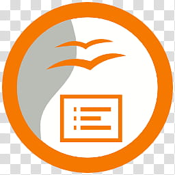 V I P Software, orange and white logo transparent background PNG clipart