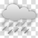 plain weather icons, , cloud with rain illustration transparent background PNG clipart