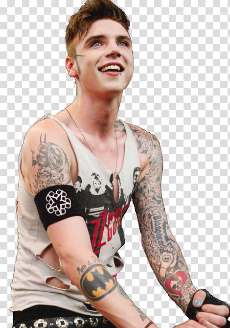 Andy Biersack ,  transparent background PNG clipart
