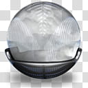 Sphere   , round gray and white glass ball art transparent background PNG clipart