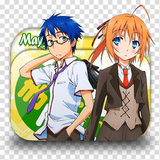 Anime Folder Icon Pack  by Knives, Mayo Chiki  transparent background PNG clipart