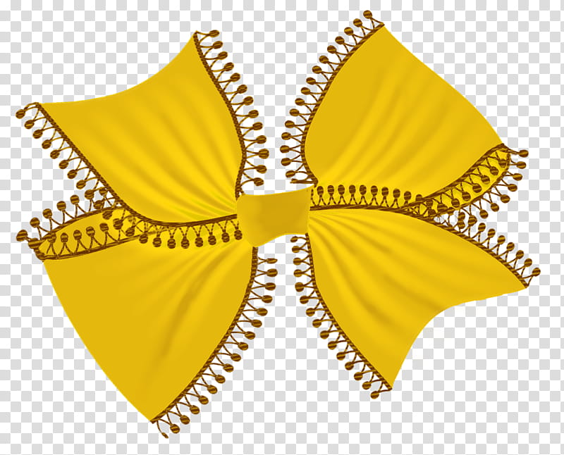 yellow and brown bow tie transparent background PNG clipart