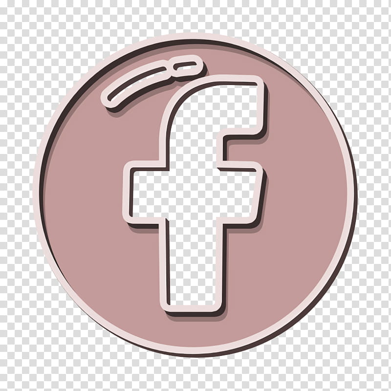 facebook icon facebook logo icon fb icon, Social Media Icon, Cross, Pink, Symbol, Material Property, Sticker, Number transparent background PNG clipart