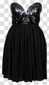 Dresses SET , women's black sweetheart dress transparent background PNG clipart