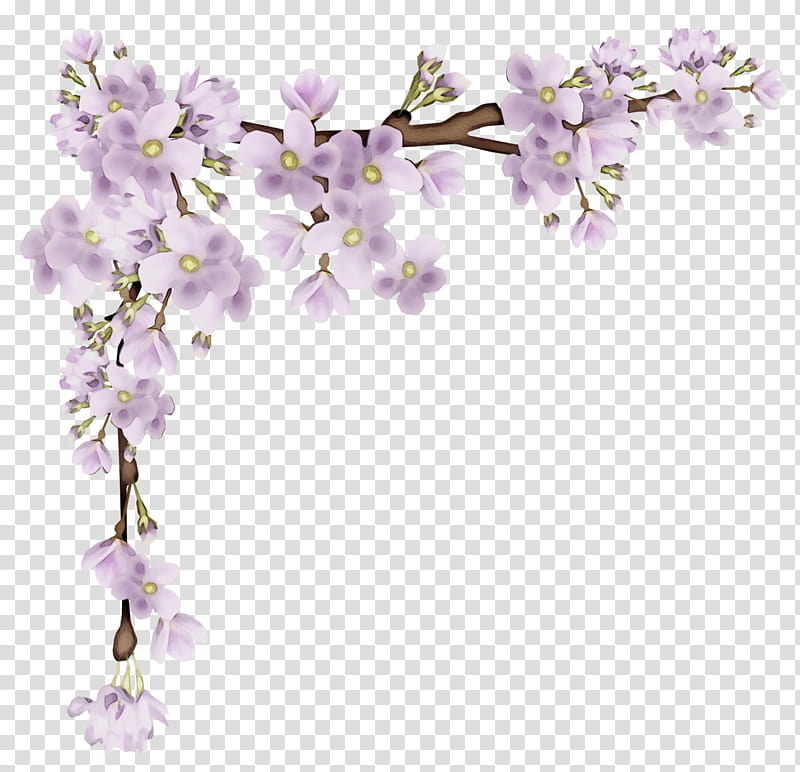 Blue Flower Borders And Frames, Purple, Floral Design, Lilac, Frames, Violet, Painting, Lavender transparent background PNG clipart