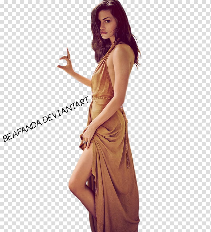 Phoebe Tonkin, women's brown strapless dress transparent background PNG clipart