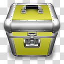 Just In Case LP case icons, yellow tool box illustration transparent background PNG clipart