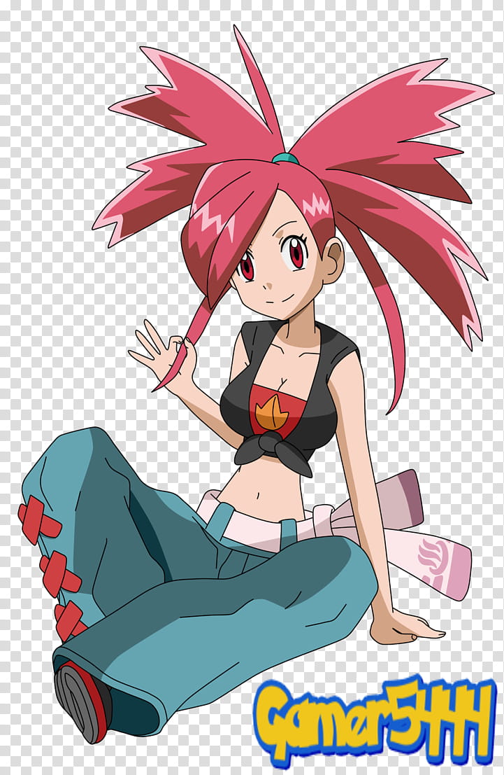 Flannery (XY ), female cartoon character transparent background PNG clipart