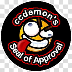 Seal of Approval, CCDEMON's Seal ofApproval logo transparent background PNG clipart