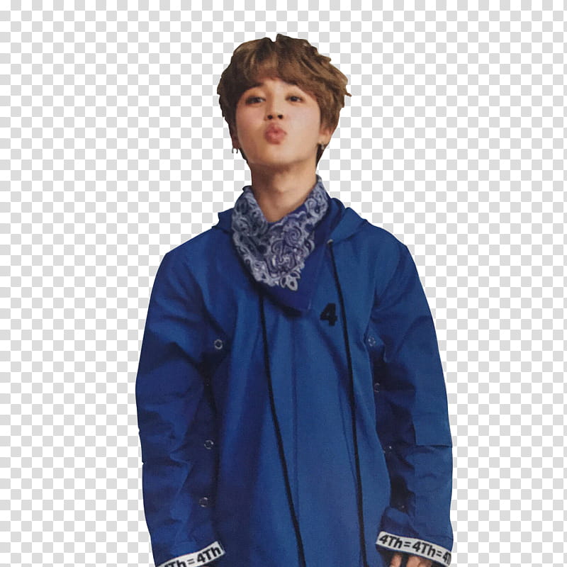 Jimin Man In Blue Jacket Transparent Background Png Clipart