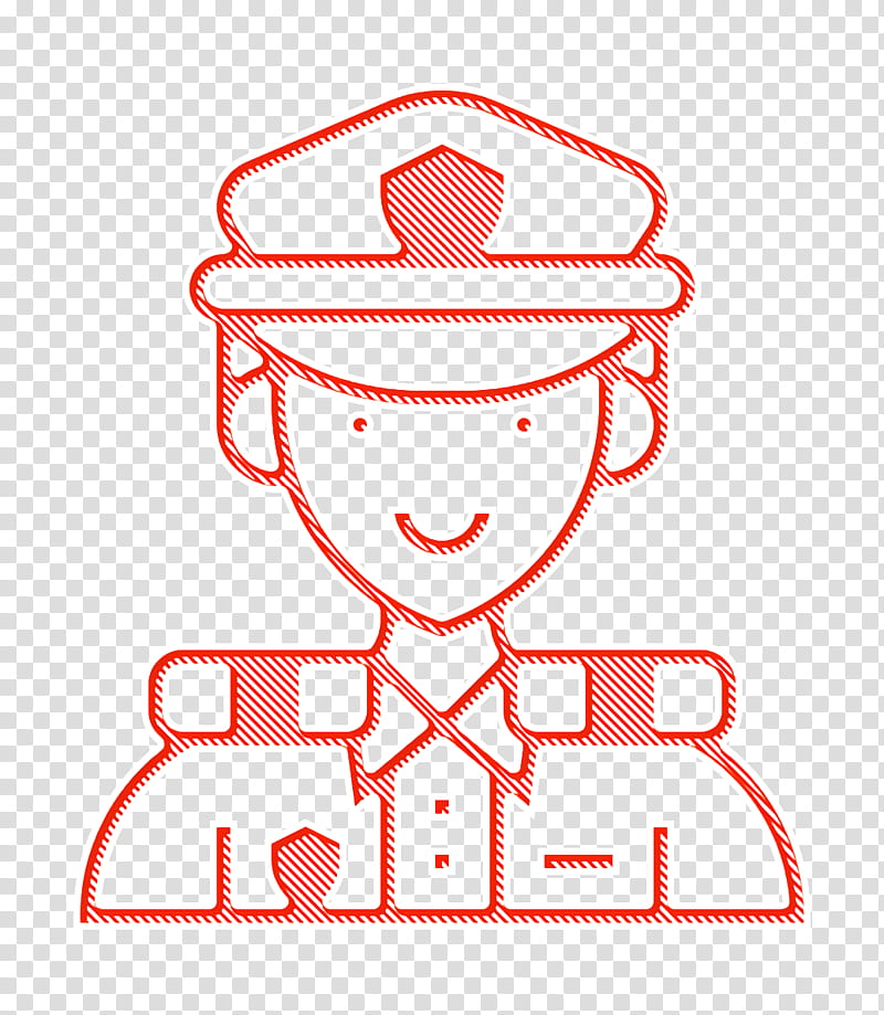 Careers Men icon Police icon Sergeant icon, White, Line Art, Text, Headgear transparent background PNG clipart