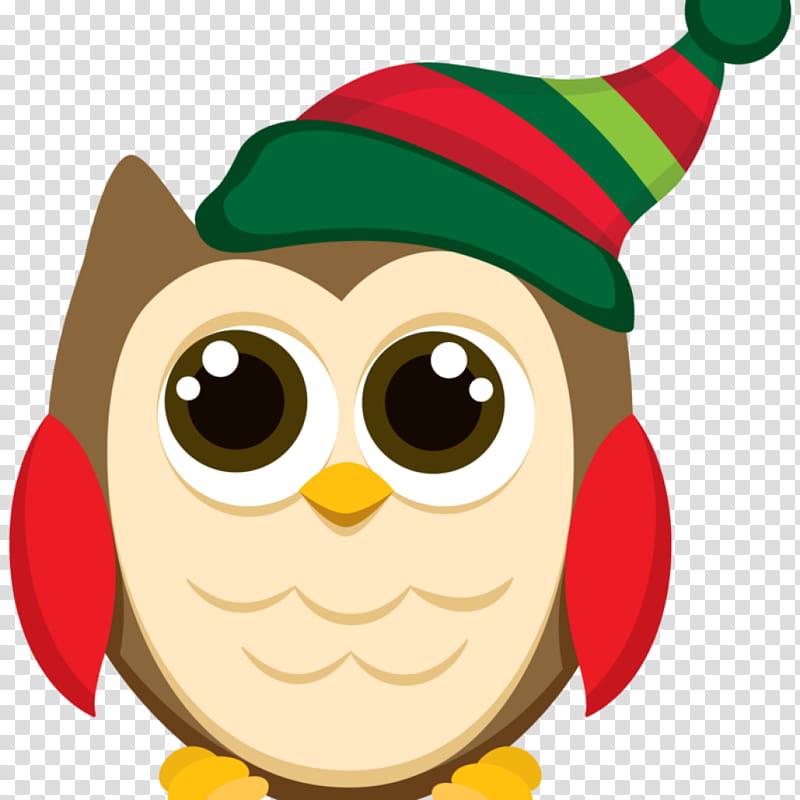 Cartoon Christmas Hat, Owl, Christmas Day, Christmas, Santa Claus, Christmas Graphics, Holiday Owl, Silhouette transparent background PNG clipart