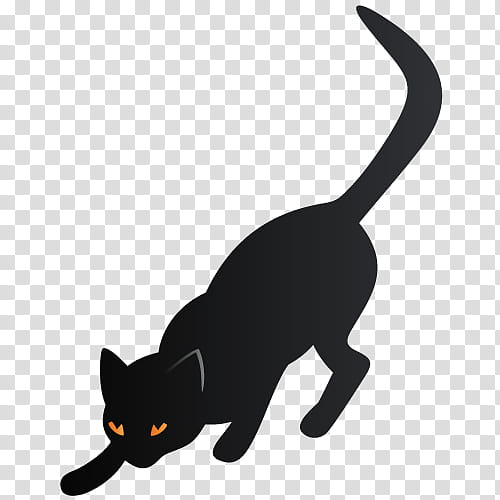 Halloween s, black cat illustration transparent background PNG clipart