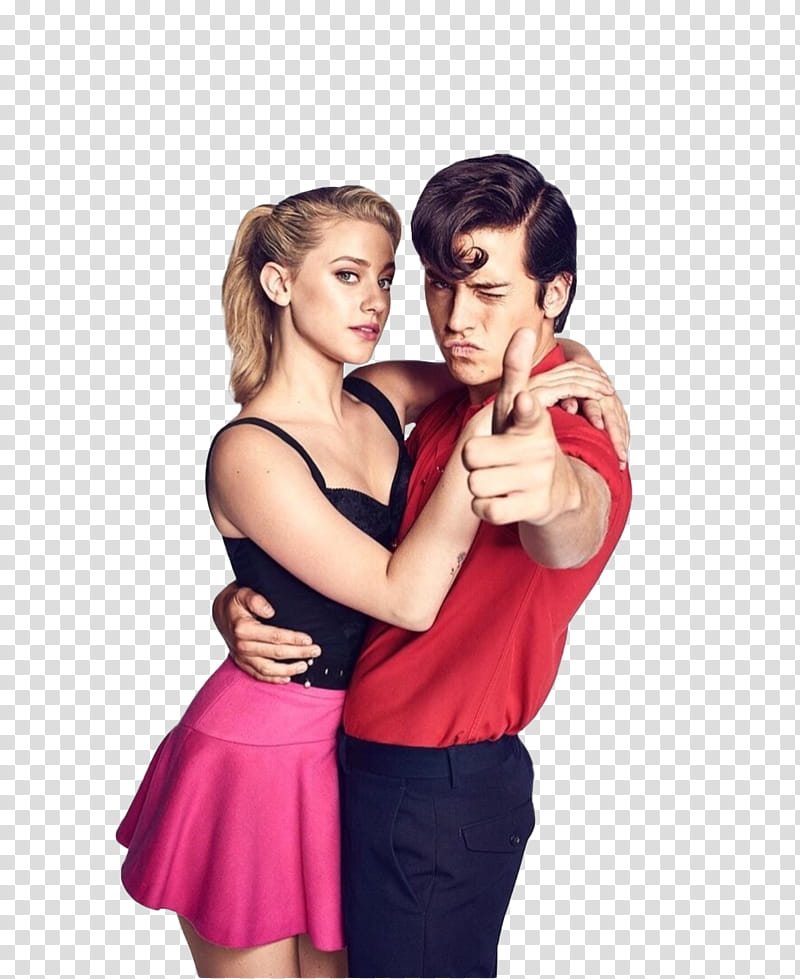 Cole Sprouse and Lili Reinhart transparent background PNG clipart