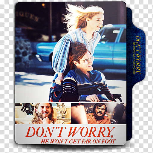 Movies Folder Icon , Dont't Worry He Wont Get Far on Foot transparent background PNG clipart