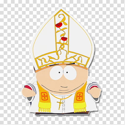 Richie Cartman Ikons , Cartman Pope icon transparent background PNG clipart
