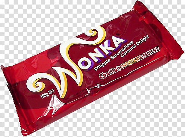 Wonka chocolate pack transparent background PNG clipart