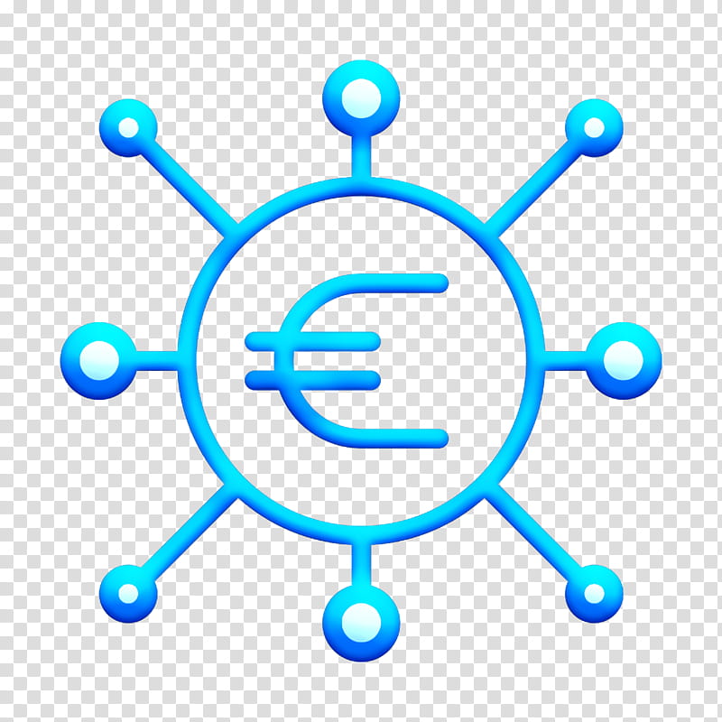Startup New Business icon Euro icon Funding icon, Startup New Business Icon, Blue, Azure, Line, Circle, Symbol, Symmetry transparent background PNG clipart